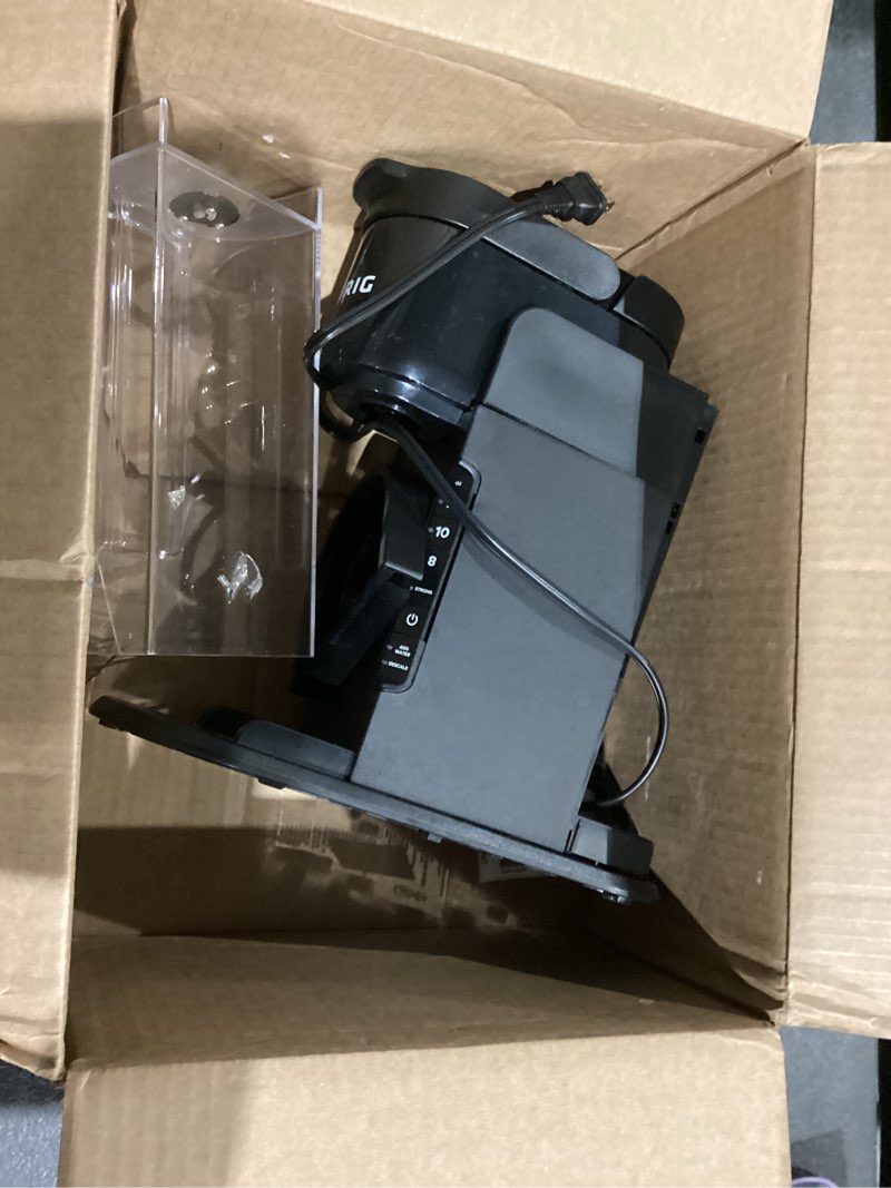 Condition photo showing As Is for Keurig K-Express Single Serve K-Cup Pod Coffee Maker, 3 Brew Sizes, Strong Button Feature, 42oz Removable Reservoir, Black
