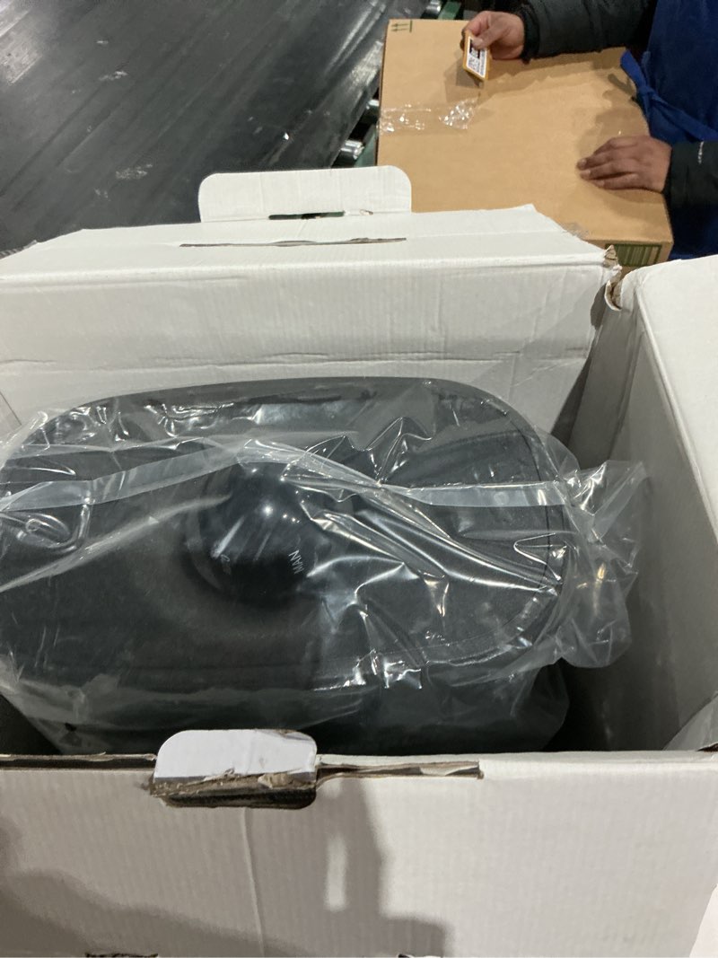 Condition photo showing As Is for similar not exact   automatic electric vacuum dustpan with nozzle attachment – hands-free, multi-mode floor cleaner for professional use