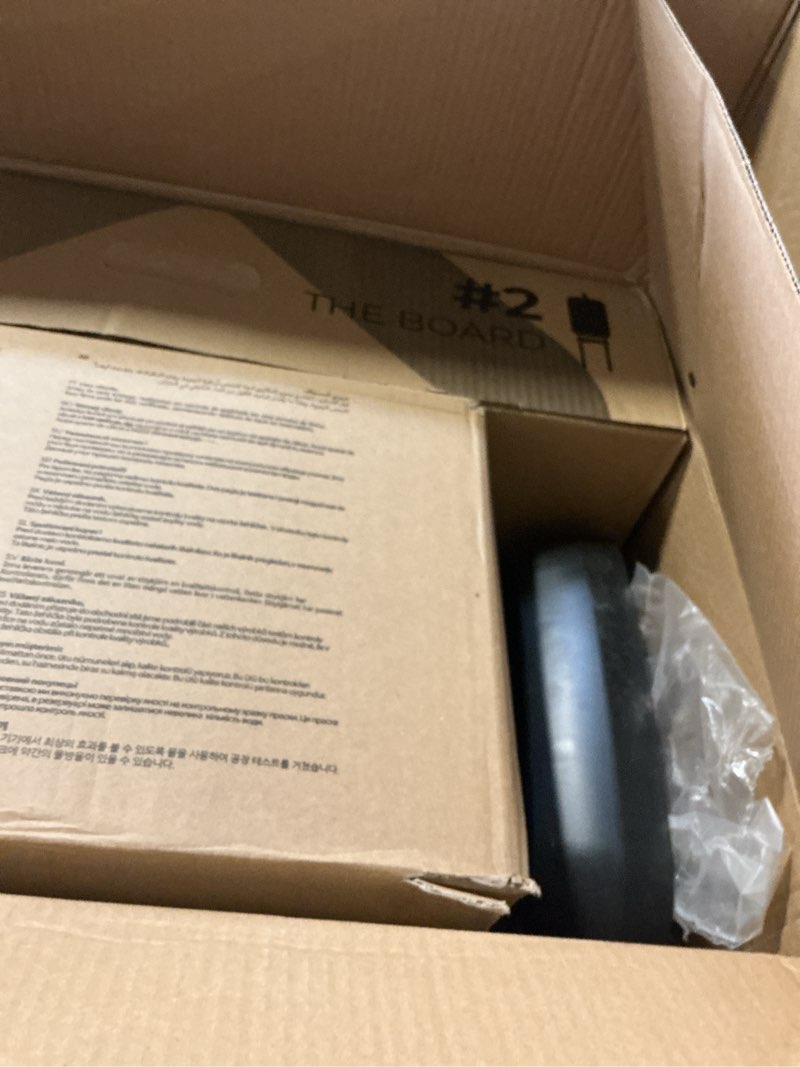 Condition photo showing As Is for Rowenta IXEO Steamer for Clothes with Ironing Board 65 Inches 45 Second Heatup, 1 Liter Capacity 1500 Watts Ironing, Portable, Fabric Steamer, Garment Steamer, Adjustable QR1410,Black Iron & Steamer with 3-Position Smart Board Black