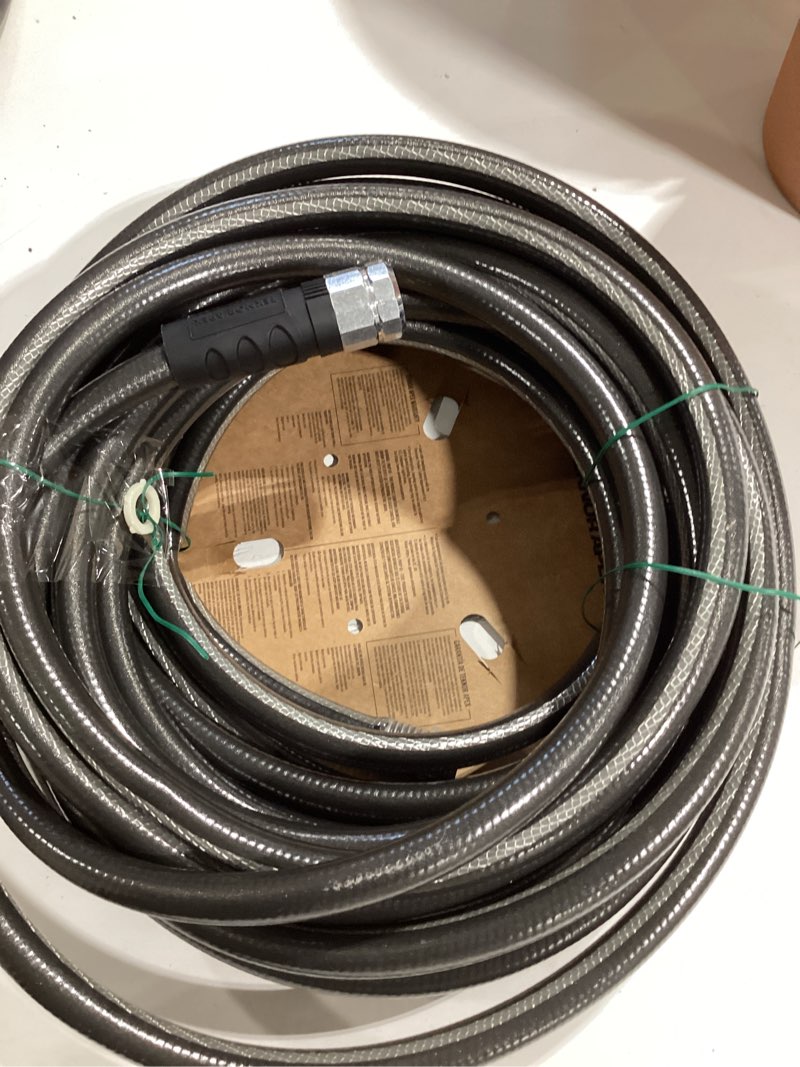 Condition photo showing Good Condition for neverkink teknor apex 5/8-in x 50-ft heavy kink free vinyl gray coiled hose