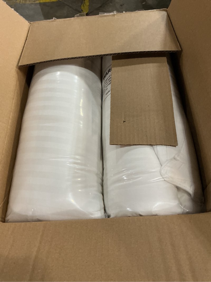 Condition photo showing New/Like New for Beckham Hotel Collection Bed Pillows Standard/Queen Size Set of 2 - Original Soft Down Alternative Pillow for Sleeping - Soft Support for Back, Stomach or Side Sleepers Queen / Standard White