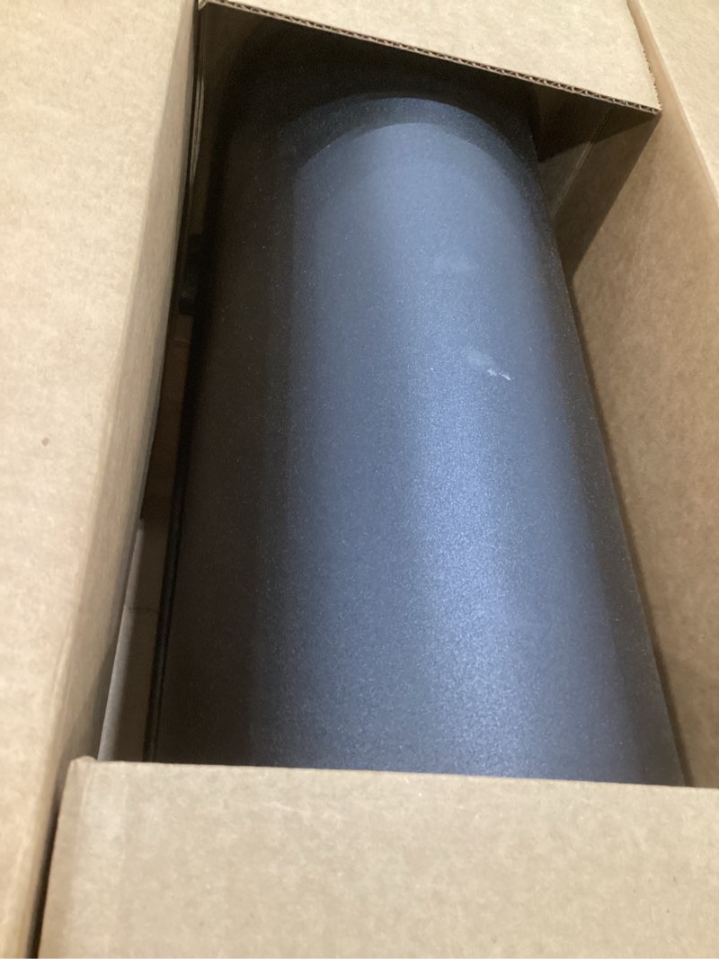 Condition photo showing As Is for architectural mailboxes gibraltar mailboxes arlington large capacity galvanized steel textured black, post-mount mailbox, ar15b000