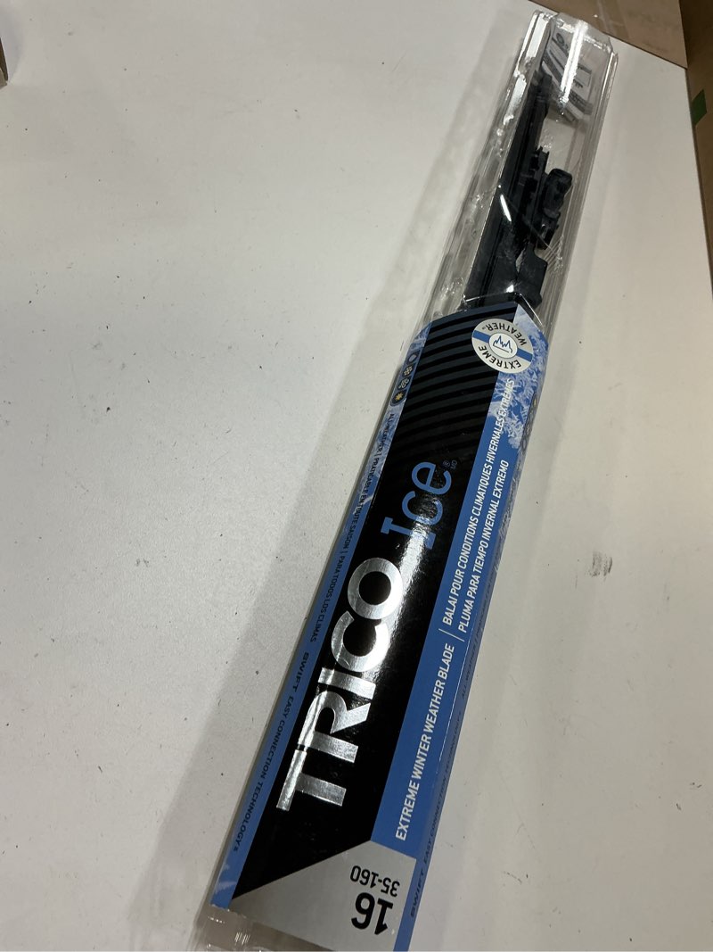 Condition photo showing Good Condition for TRICO Ice 16" Extreme Weather Winter Automotive Replacement Windshield Wiper Blade, Ceramic Coated Silicone Premium All-Weather Beam Wiper Blade for Select Vehicle Models 16 inch