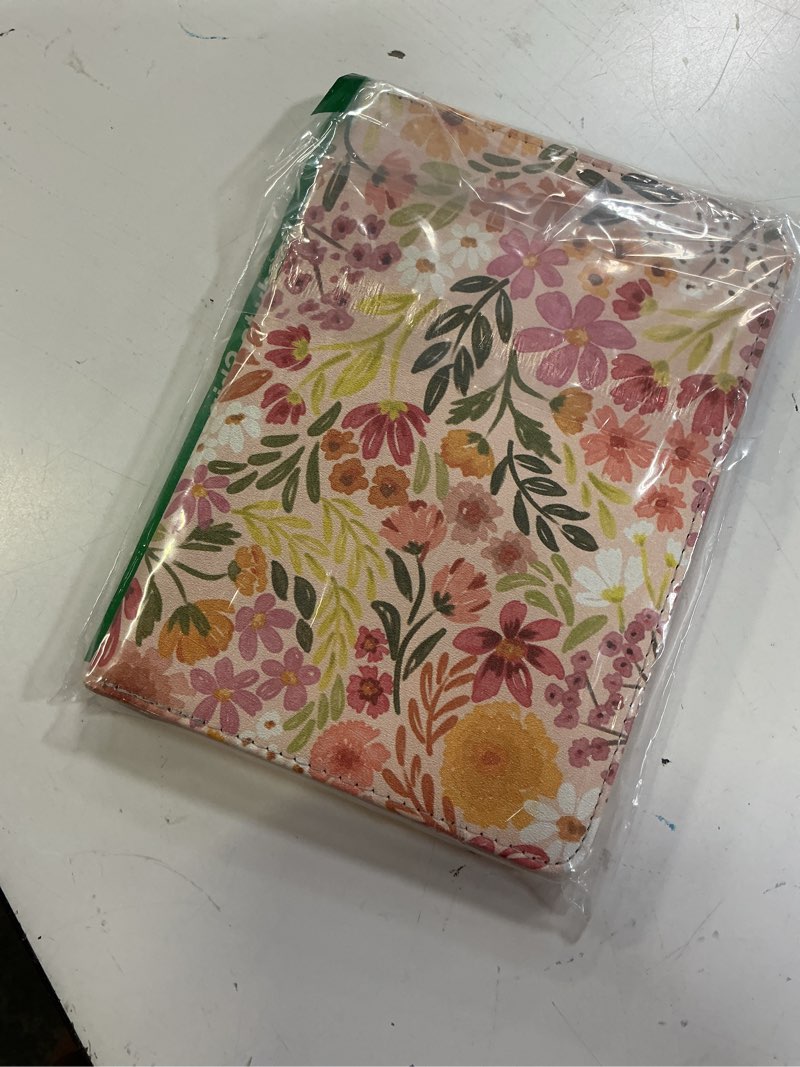 Condition photo showing Good Condition for elyse breanne design, compatible with paperwhite, 11th generation kindle reader, pu leather shell, smart device case cover, elastic hand strap, easel back to stand up, primrose petals paperwhite 11th gen. primrose petals