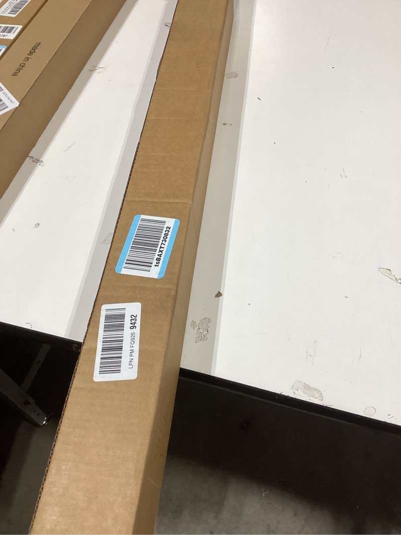 Condition photo showing Good Condition for aosky blackout roller shades cordless blinds for windows, free-stop shades with valance, thermal insulated fabric, uv protection, natural woven blinds for home and office (34" w x 72" h, black) black 34"w x 72"h