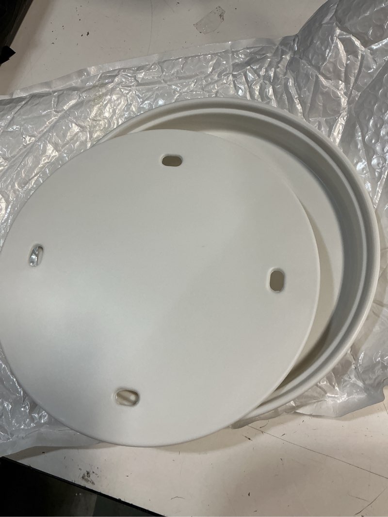 Condition photo showing Good Condition for cabilock dry ice sushi plate, 8.3" white cold serving tray for sashimi & seafood, professional molecular gastronomy dish, sturdy japanese serving platter for restaurant, hotel banquets & home dining