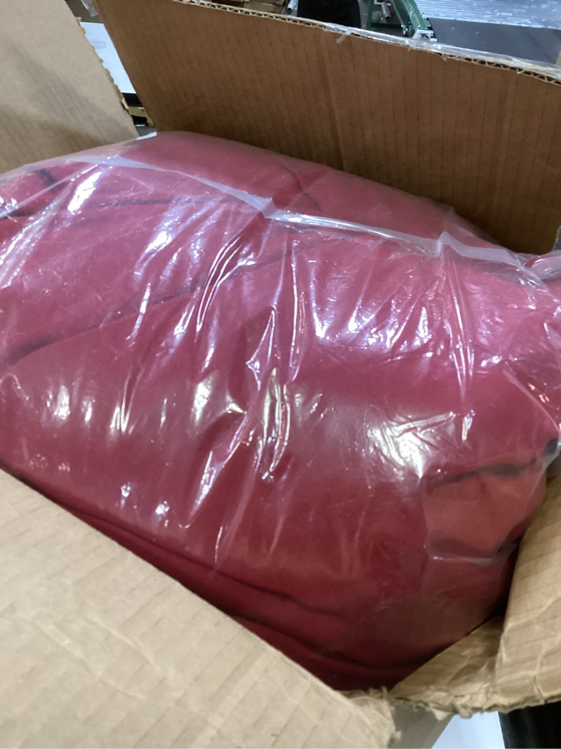 Condition photo showing Good Condition for Majestic Pet Rectangle Medium Dog Bed Washable – Non Slip Comfy Pet Bed – Super Value Crate Pet Pillow – Puppy Kennel for Sleeping - Medium Breed 35 x 28 Inch – Solid Red Medium (35 in. x 28 in.) Solid Red