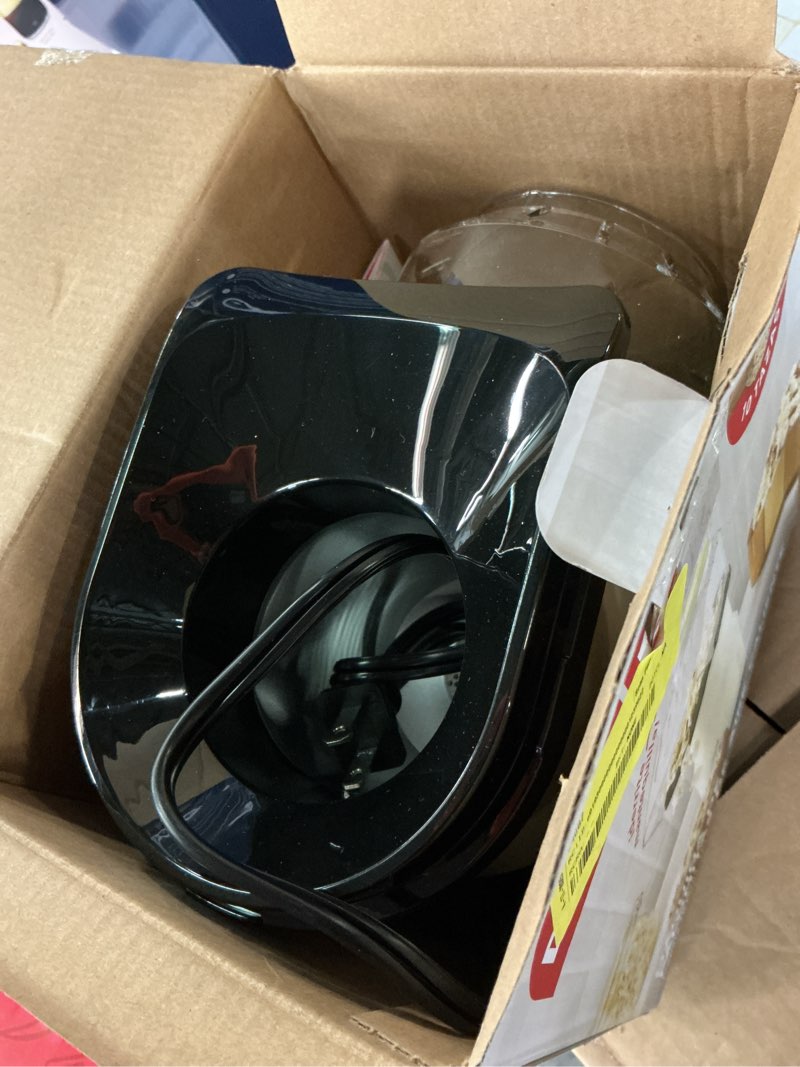 Condition photo showing Good Condition for dash hot air fresh popcorn popper with butter melting tray, compact, cream