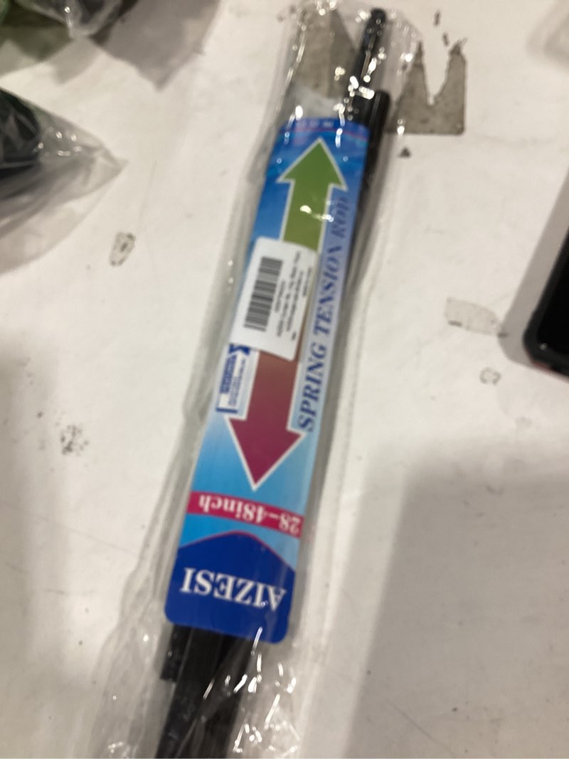 Condition photo showing New/Like New for aizesi curtain rods no drilling for windows 28 to 48 inches,1/2 inch diameter no drill curtains rod renter friendly drapery rod, curtain rods for windows no drilling, black 1pack black 28"-48"