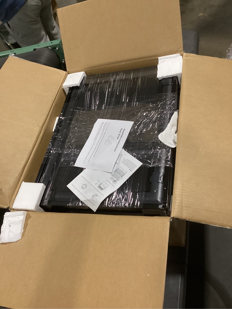 Condition photo showing Good Condition for repti zoo 34 gallon large reptile glass terrarium tank with foam backgrounds,double hinge door with screen ventilation reptile terrarium 24" x 18" x 18"(knock-down) black 24" x 18" x 18"