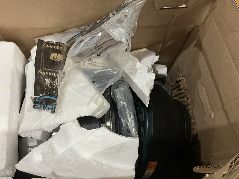 Condition photo showing As Is for instant pot duo crisp 11-in-1 air fryer and electric pressure cooker combo with multicooker lids that air fries, steams, slow cooks, sautés, dehydrates, & more, free app with over 800 recipes, 6 quart 6 qt