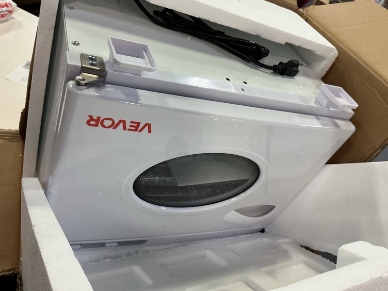 Condition photo showing New/Like New for VEVOR 23L Large Capacity Hot Warmers with See Through Window, Two Stainless Steel Racks, Holds up 50-60 Towels, 2-in-1 Quick and All-Round Heating for Facials, SPA, Massage, Salon, White