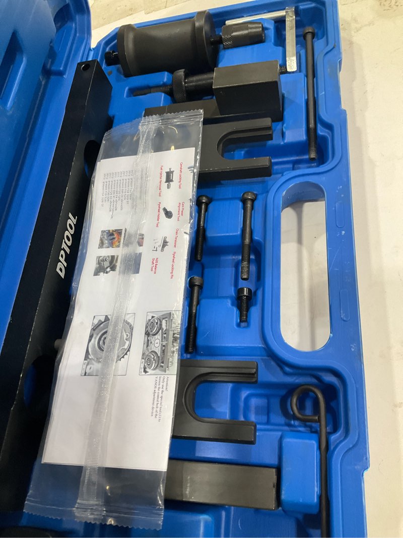 Condition photo showing New/Like New for dptool camshaft timing flywheel holder tool fuel injector remover kit compatible with bmw n20 n26 engine 16pc