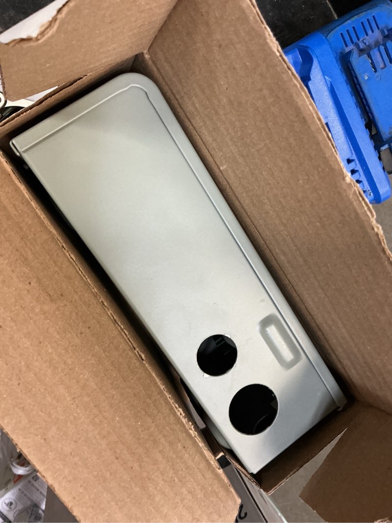 Condition photo showing As Is for zoeller steel control box