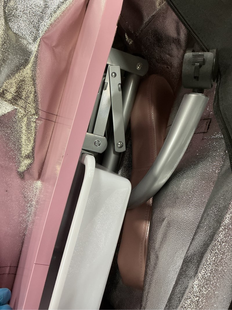 Condition photo showing Good Condition for Similar SMALL Mobile Standing Desk, Adjustable Laptop Desk Small Stand Up Table, Portable Rolling Desk With Wheels And Stopper, Computer Cart Workstation With Wheels, Work Bedside Table For Home Office (Pink)