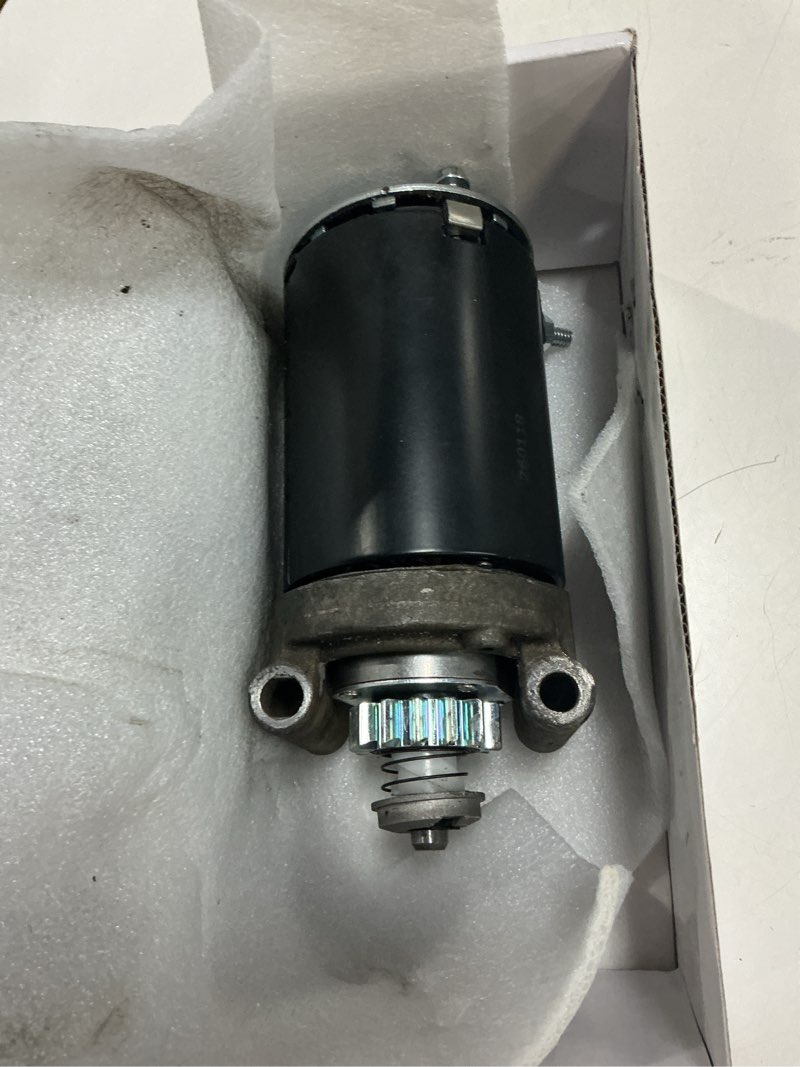 Condition photo showing As Is for 14 teeth starter motor replacement for cub cadet 14.5 16 16.5 17 17.5 18 18.5 hp cub cadet 11 16 18 rtz lt1018 john deere d100 105 l100 new holland toro la105 la110 la115 la125 693551 lg693551