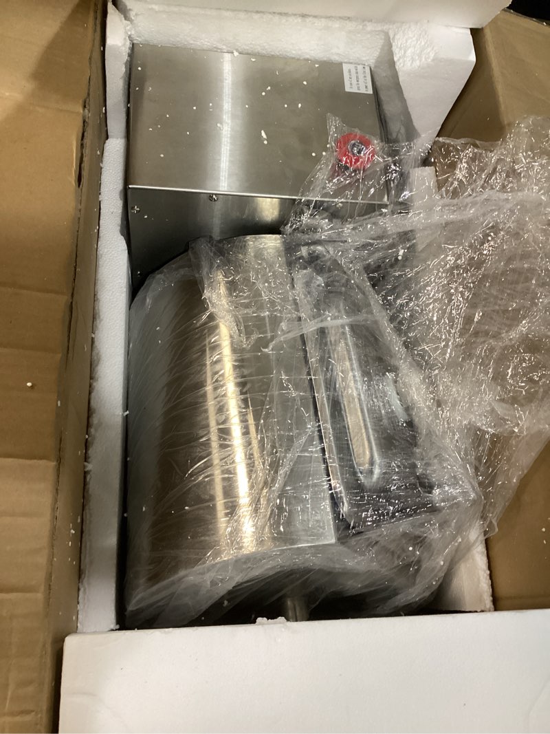 Condition photo showing Good Condition for VEVOR Commercial Meat Tumbler Marinator, 20L Vacuum Tumbler Marinating Machine with Bidirectional Rotation and 3-Speed, Stainless Steel Vacuum Curing Machine for Chicken Steak Pork, Restaurant 20L Silver