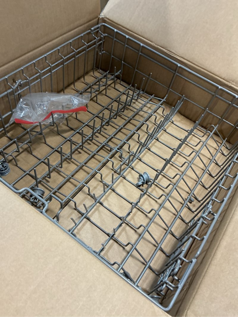 Condition photo showing Good Condition for dishwasher dd82-01385b a/s assembly-middle dishrack (20.5''w*20''d), center dishrack (with dishrack rollers) - fit for samsung dishwasher parts dw80r2031/dw80m2020us series dd82-01385b middle dishrack