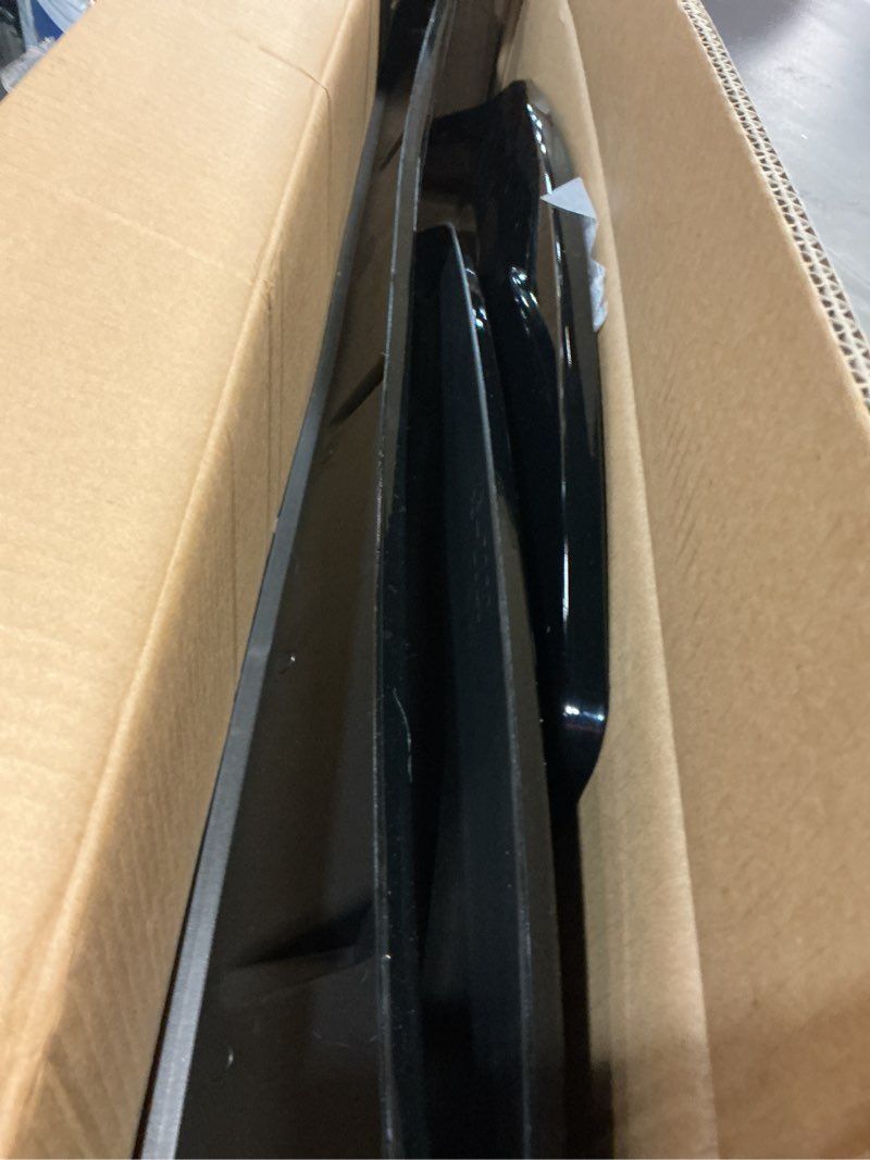 Condition photo showing As Is for front bumper lip splitter spoiler fit for kia k5 gt/gt line 2025 2026/ ex/lx/lxs/ 2021-2026 accessories, gloss black 3pcs air dam chin body kit underbody lip