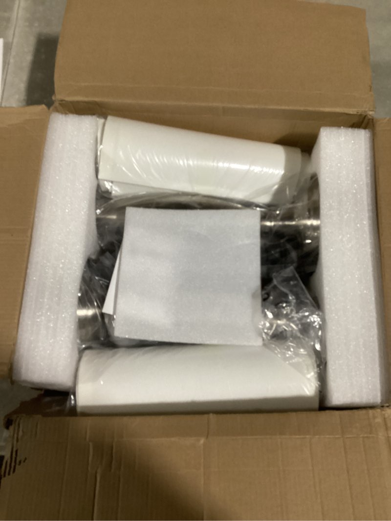 Condition photo showing New/Like New for White Lamps for Bedrooms Set of 2 - Touch Control Bedside Lamp with USB C+A, 3 Way Dimmable Nightstand Lamps with USB Port, Table Lamp for Living Room(White Shade and Nickel Base) B. White Shade and Nickel Base 22.5in Touch Control