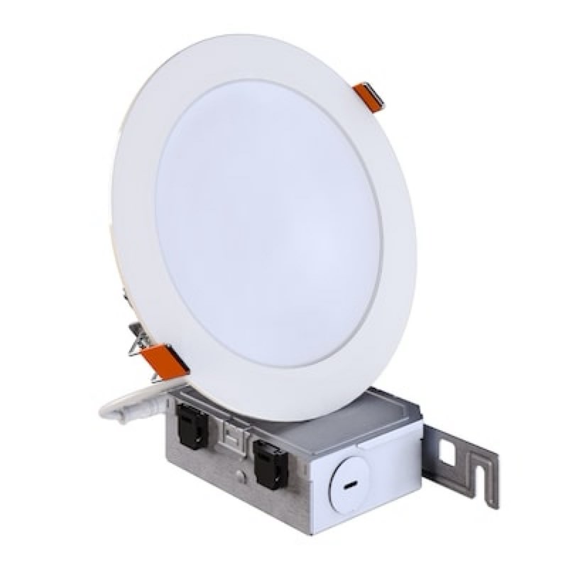 halo white 6-in 950 -lumens switchable white round dimmable led wet rated recessed