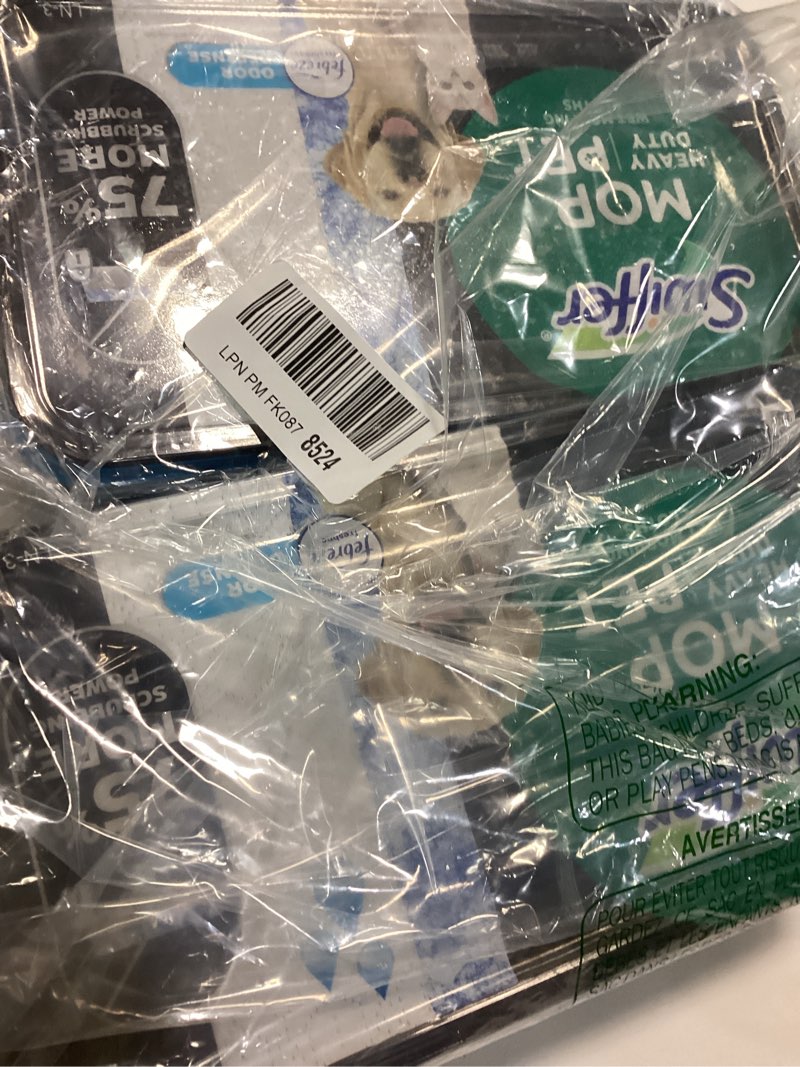 Condition photo showing New/Like New for Swiffer Sweeper Pet Heavy Duty Multi-Surface Wet Cloth Refills for Floor Mopping and Cleaning, Fresh scent, 16 count, Pack of 2