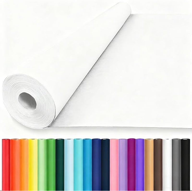 White Wrapping Paper Jumbo Rolls, White Kraft Paper Roll, Easel Painting Drawing Paper Roll Art Supplies, Gift Wrapping Chart Poster Bulletin Board Paper Roll. 36” x 200’