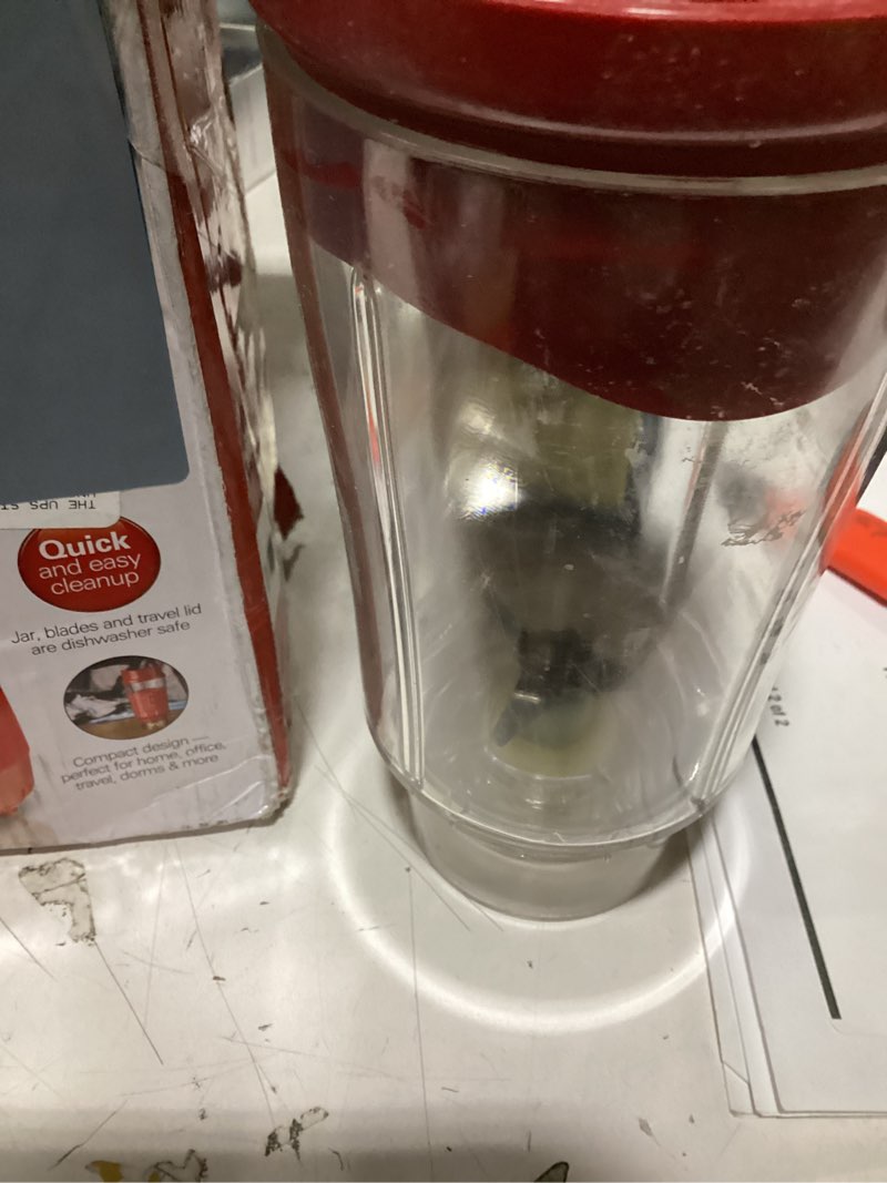Condition photo showing Good Condition for hamilton beach personal creations 20-oz red 175-watt blender