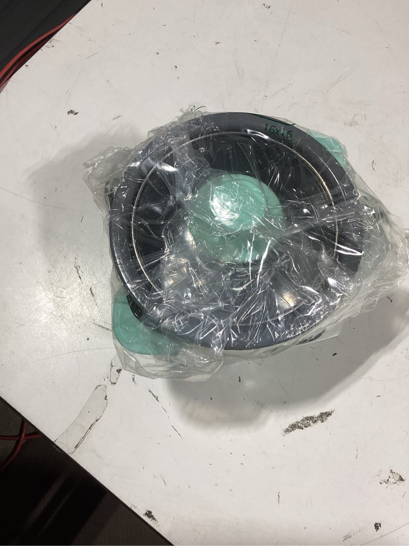Condition photo showing As Is for dash mini ceramic rice cooker - designed for single-serve cooking - compact rice cooker with nonstick removable pot, keep warm function & easy-to-clean sleek design - aqua ceramic mini rice cooker with keep warm aqua ceramic