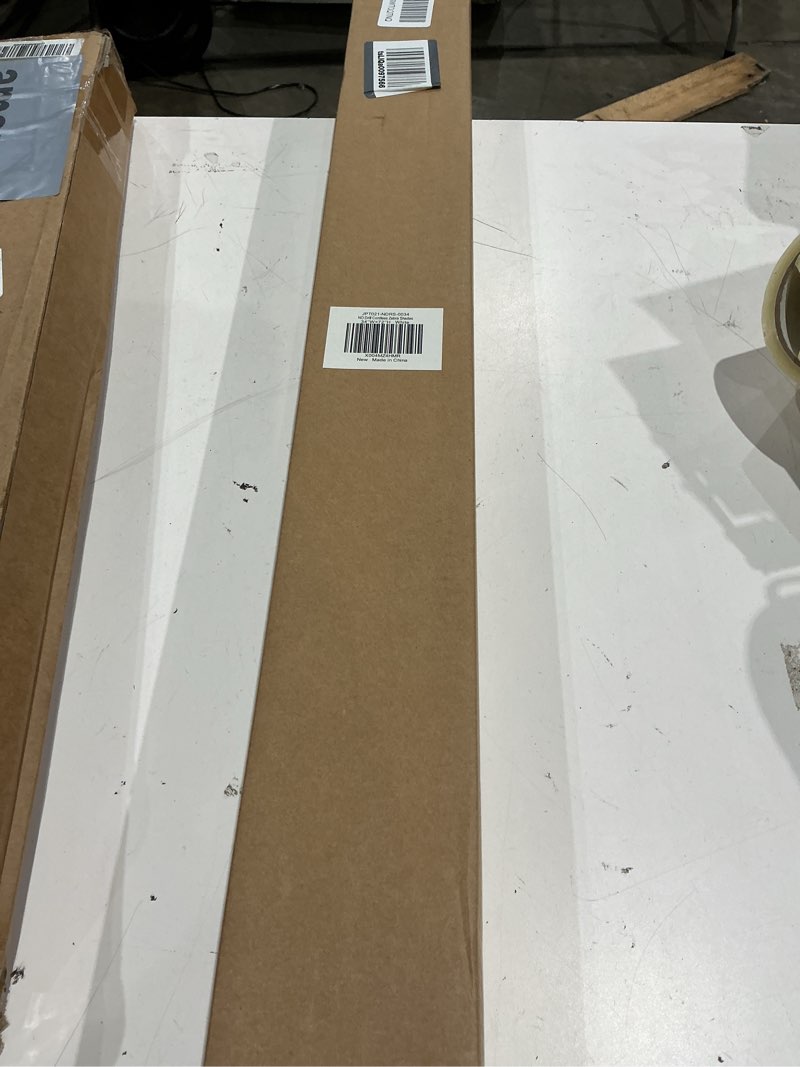 Condition photo showing New/Like New for lazblinds no drill zebra blinds for windows 34" w x 64" h, white | cordless dual layer light filtering & blackout roller shades, free stop-lift, easy install day & night privacy with valance