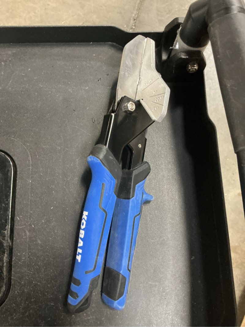 Condition photo showing As Is for kobalt miter stainless steel snips