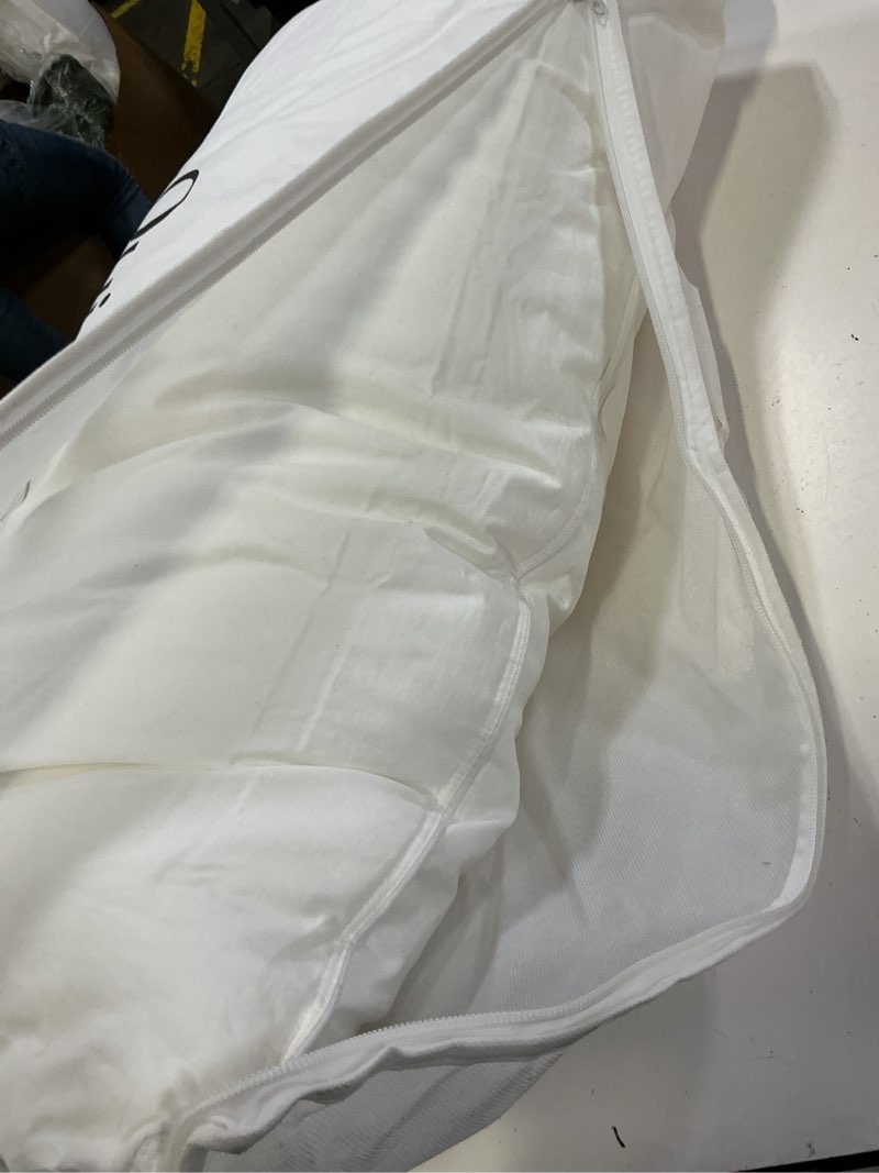 Condition photo showing Good Condition for premium down pillow firmness: firm size: king 