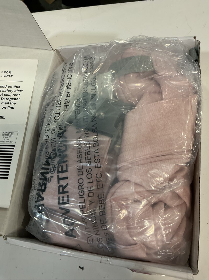 Condition photo showing New/Like New for babygap by delta children legacy 3-in-1 baby carrier – newborn to toddler (holds 7.5 to 25 lbs.), face-in and face-out baby carrier wrap with lumbar support, ergonomic, blush