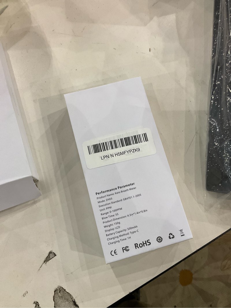 Professional Ketosis Monitoring Meter - Accurate Breath Ketosis Meter Tracking Fat Metabolism | High