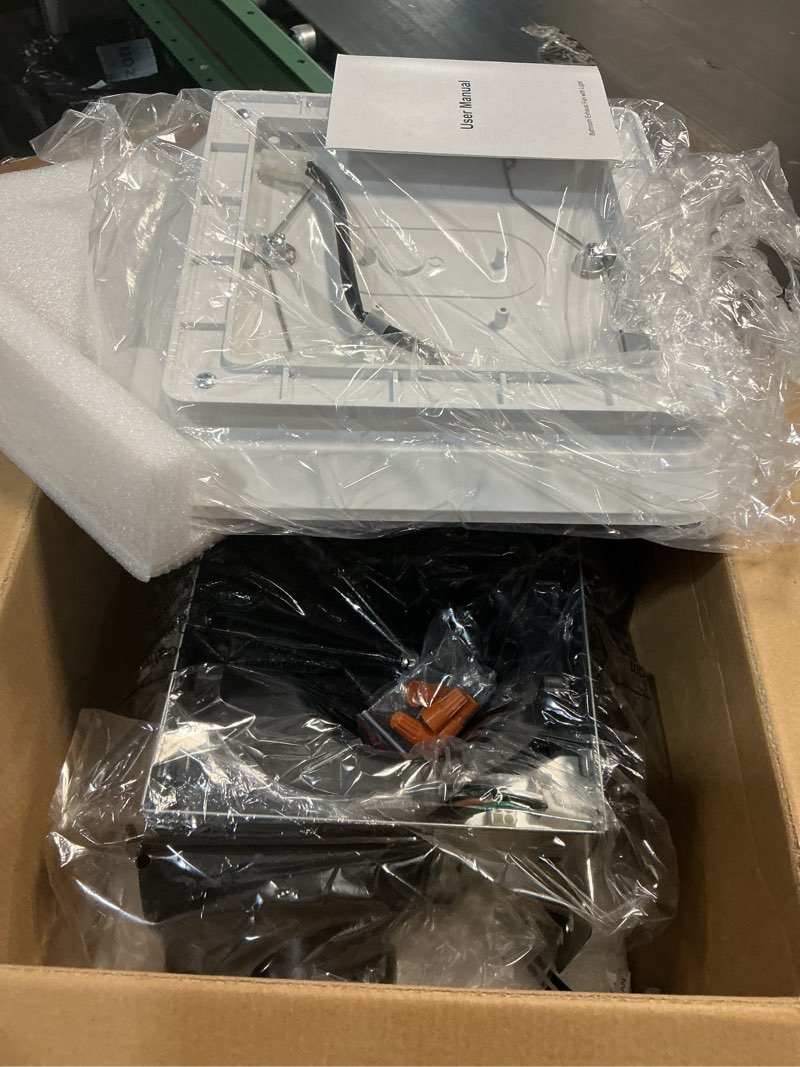 Condition photo showing Good Condition for fitop bathroom exhaust fan with light, 110 cfm 43w 1200lm ceiling mount shower ventilation exhaust with light, 1.0 sones bathroom vent with light, bathroom fan led light 3000k/4000k/5000k white