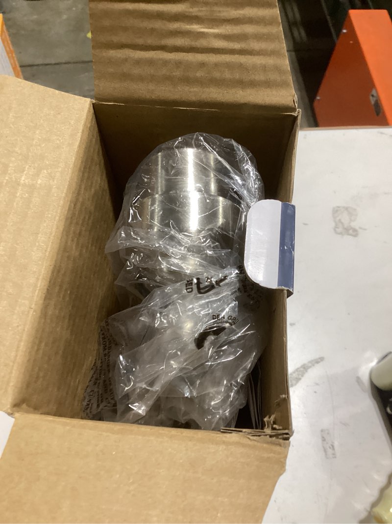 Condition photo showing As Is for 100+ bought last week style selections mix and match 18.5-in 3 light brushed nickel transitional bathroom vanity light