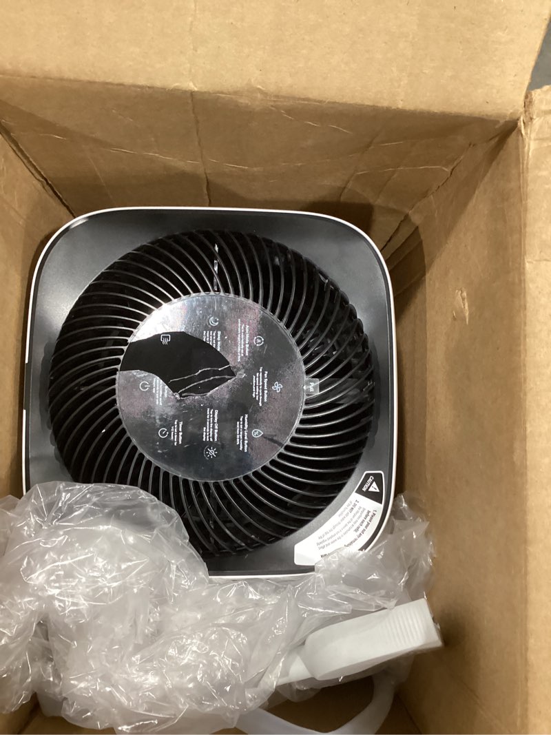 Condition photo showing As Is for levoit superior 6000s smart evaporative humidifiers for home whole house up to 3000ft², 6 gal, last 72-hour, premium filter, dry mode, wheels & water fill hose & foldable storage - quiet sleep mode evaporative humidifier 23l