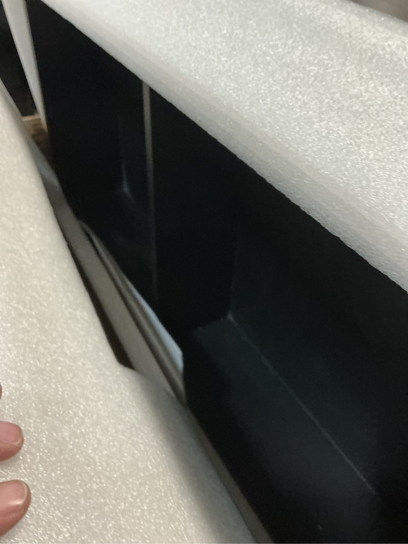 Condition photo showing Good Condition for hasipu 2 tier design matte black 12 * 24 shower niche, bathroom niche for shower wall with rgb led light, modern no tile needed niche bathroom wall shelf for bath products rgb 12*24