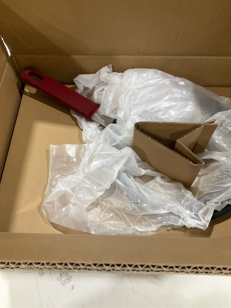 Condition photo showing Good Condition for t-fal professional vx3 brushed nonstick fry pan with stainless steel handle 10 inch, oven broiler safe 400f, cookware, pots and pans, frying pan, restaurant grade, certified by the nsf and cba, black professional nonstick 10 inch fry pan