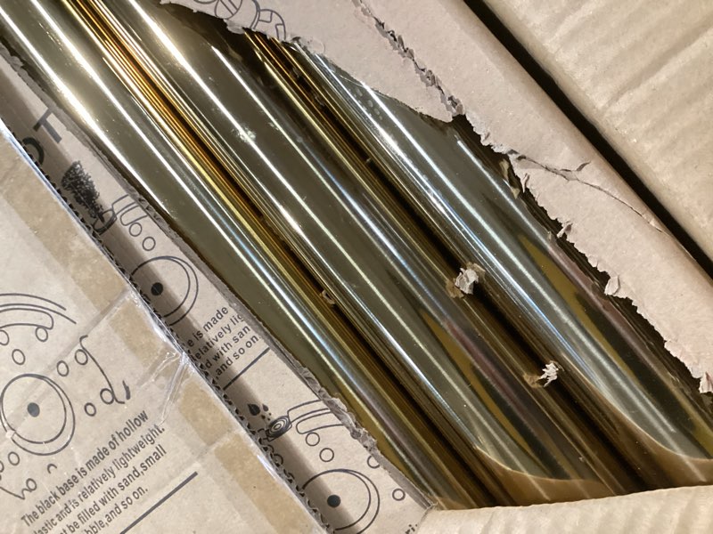 Condition photo showing Good Condition for Crowd Control Stanchion, Rope Safety Barriers with 5 ft Red Rope, Red Carpet Poles for Theaters Hotels Clubs Party Ceremony, 4PCS