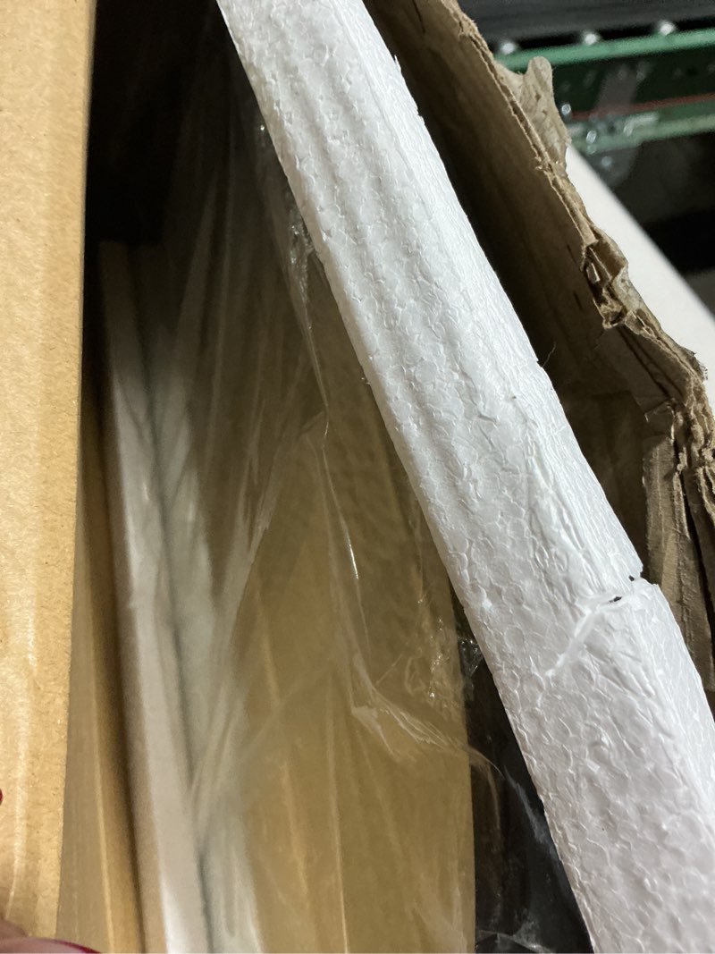 Condition photo showing Good Condition for Delma Arched Mirror Full Length,Standing Mirror Full Body,Large Floor with Stand for Wall Entryway Door Bedroom Bathroom Living Room Black Frame 56"L x 15"W