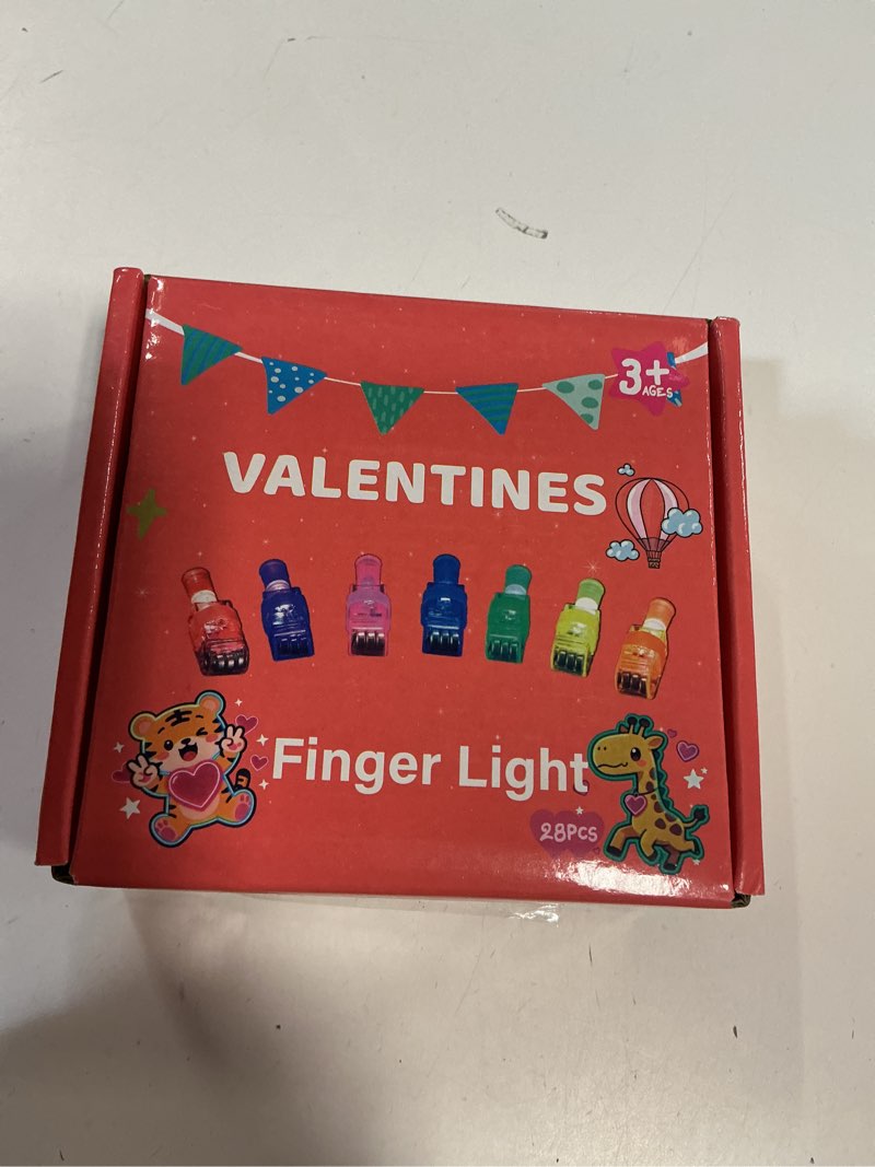 Condition photo showing New/Like New for Budbof 28 Pack Valentines Cards with Finger Lights, Valentines Day Gifts for Kids Classroom School Toys Exchange Prize Class Toys Party Favors for Boys Girls 28Pack Animals2