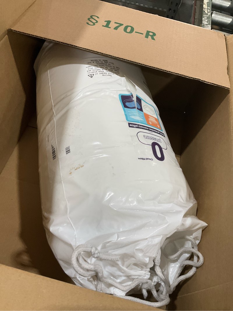 Condition photo showing Good Condition for new 2.0 cloud pillow, ergonomic memory foam pillow, adjustable cervical neck support pillow with breathable pillowcase for side back stomach sleepers