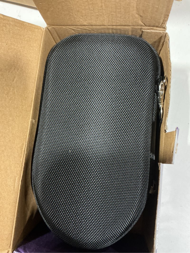 Condition photo showing New/Like New for the quilted bear premium mini steam iron for quilting and travel, black | small travel iron with hard carry case, heat-safe rest, dual voltage, steam function, adjustable temperature, fast heat up premium mini iron set black