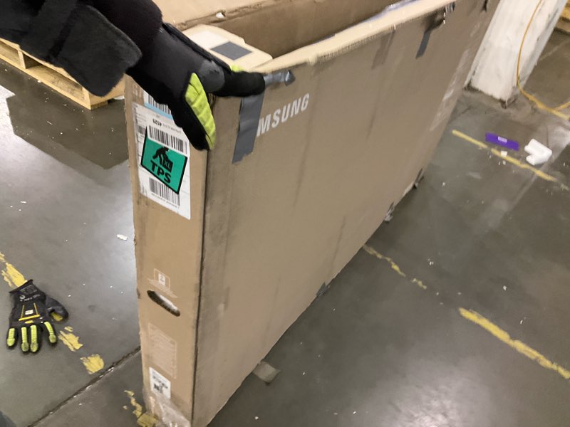 Condition photo showing As Is for Samsung 65-Inch Class QLED Q7F Series Samsung Vision AI Smart TV (2025 Model, 65Q7F) Quantum HDR, Object Tracking Sound Lite, Q4 AI Gen1 Processor, 4K upscaling, Gaming Hub, Alexa Built-in