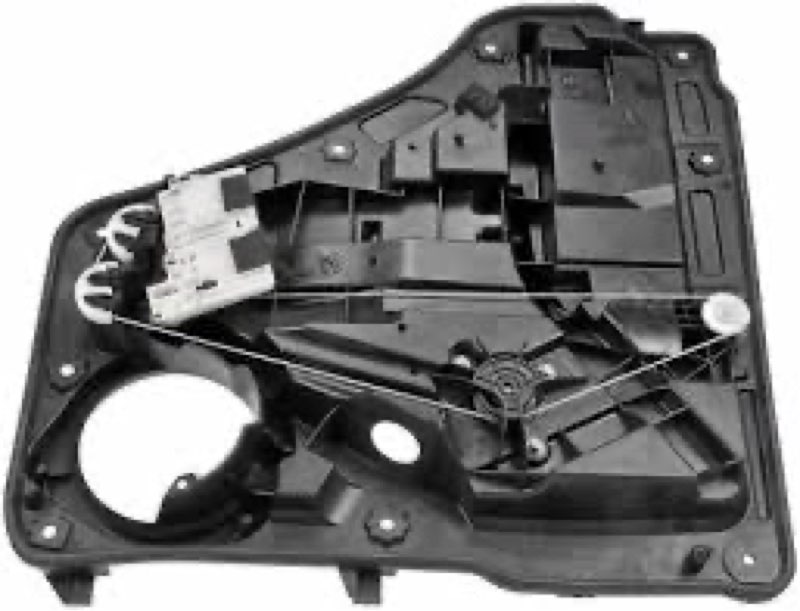 A-Premium Power Window Regulator with Motor and Panel Replacement for Jeep Liberty 2008-2012 Rear Le