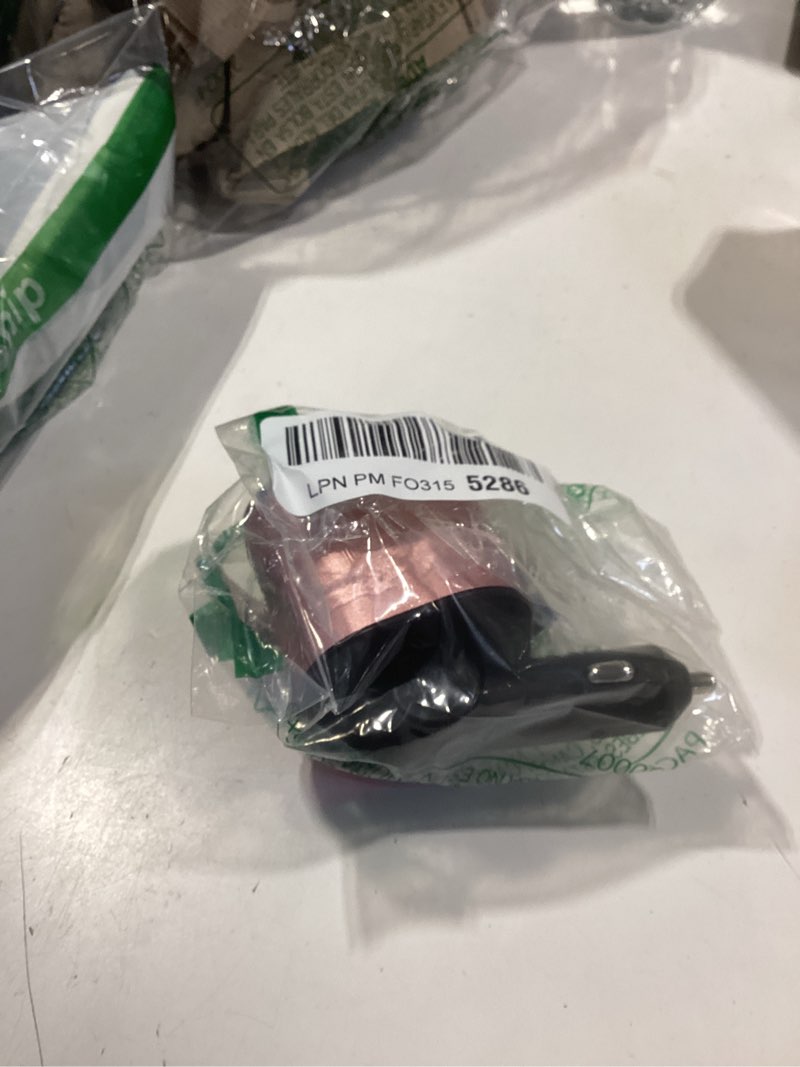Condition photo showing Good Condition for retractable car charger,5 in 1 fast car phone charger 90w,bluetooth 5.3 fm transmitter adapter,handsfree call,2 retractable cables and usb cars chargers for iphone 17/16/15/14/13/galaxy/pixel pink