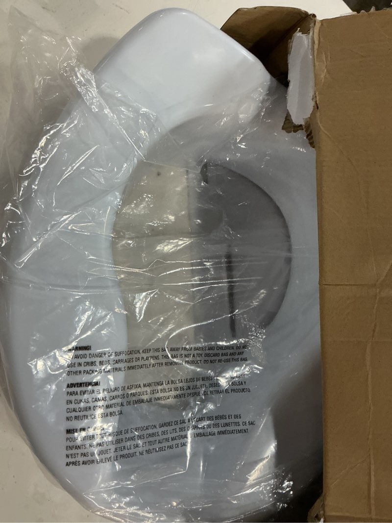 Condition photo showing Good Condition for carex toilet seat riser, elongated raised toilet seat adds 2.5 inches to toilet height, 300 pound weight capacity toilet riser