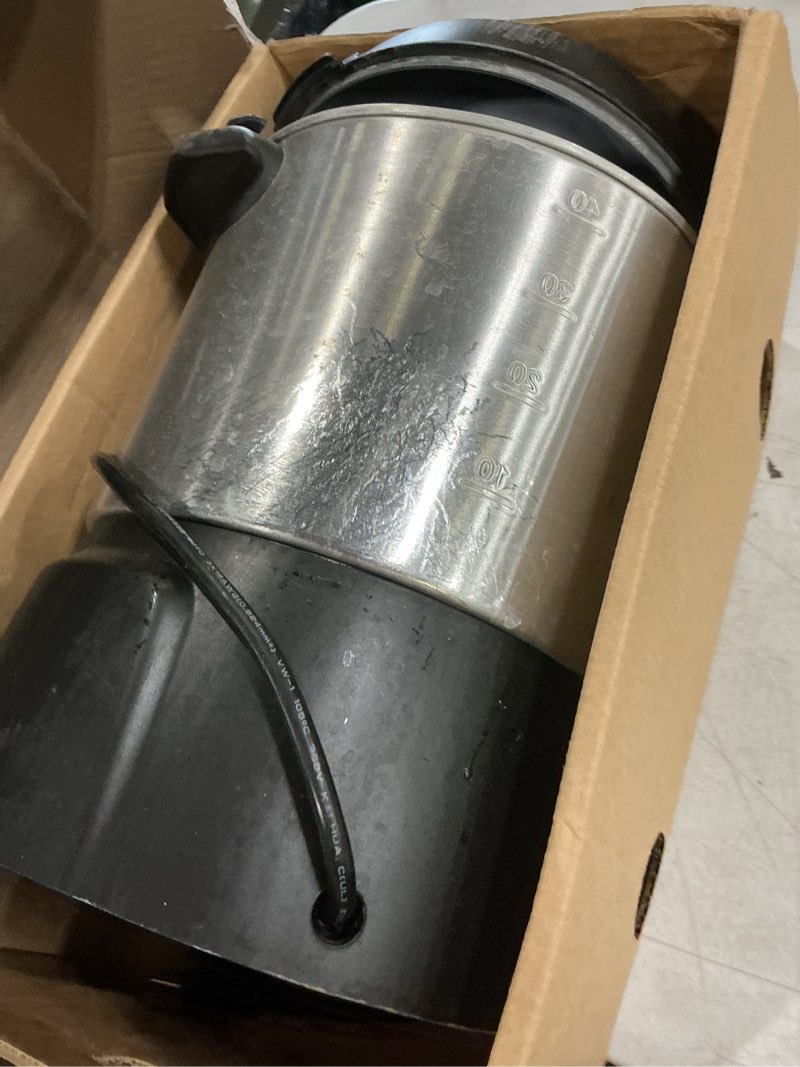 Condition photo showing As Is for sybo 6l commercial coffee maker, stainless steel coffee urn with cool-touch handles, electric coffee pot hot beverage dispenser, quick-brewing coffee urn, for events,party & catering - 45 cup 45cup-black