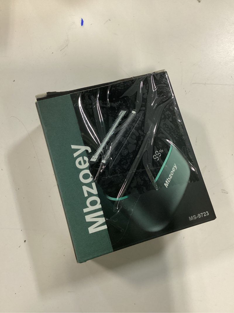 Condition photo showing New/Like New for electric foil shavers for men, mini electric razor, compact face shaver, ipx7 waterproof wet dry cordless razor, led display, usb-c fast rechargeable, emerald green